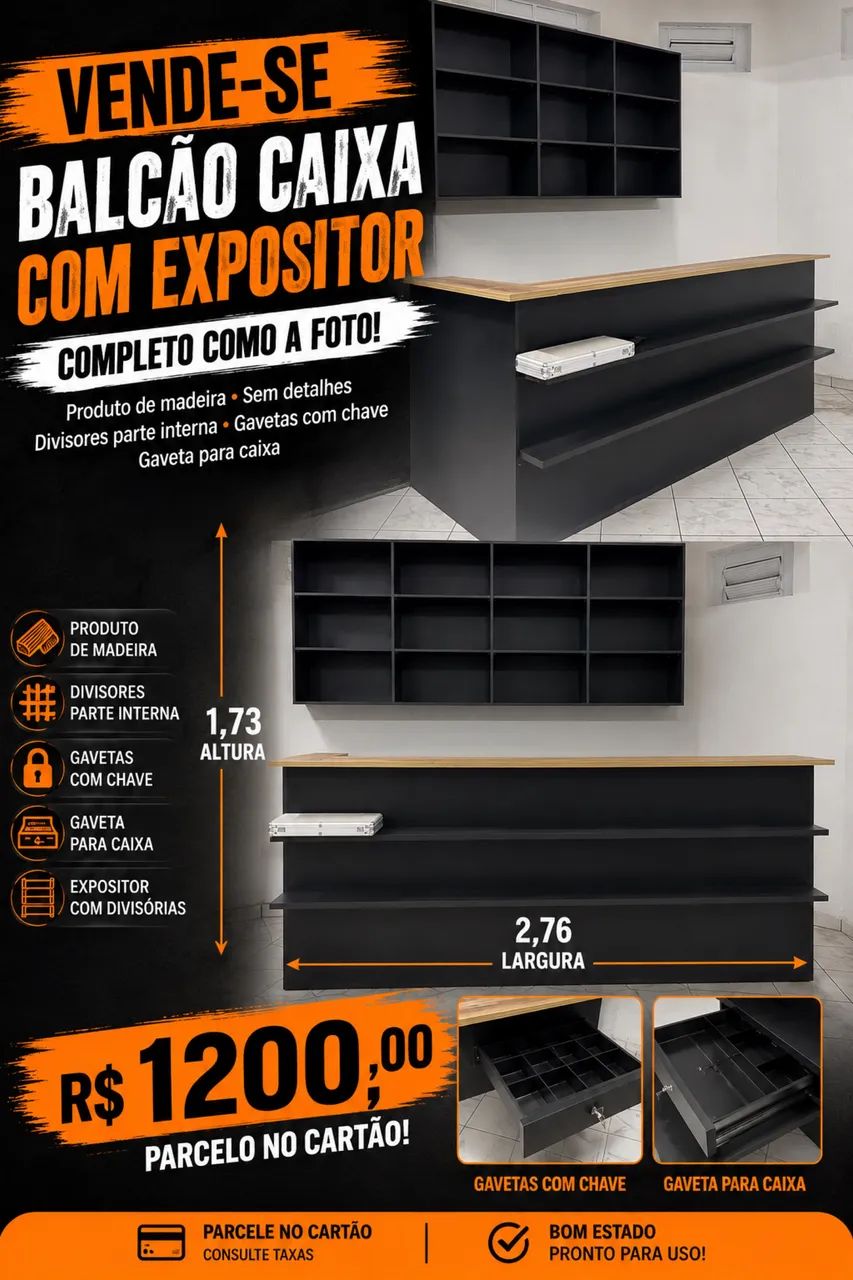 Balcão caixa