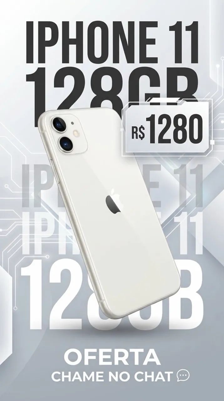 iPhone 11 128GB Branco - Oportunidade! Preço: R$ 1280