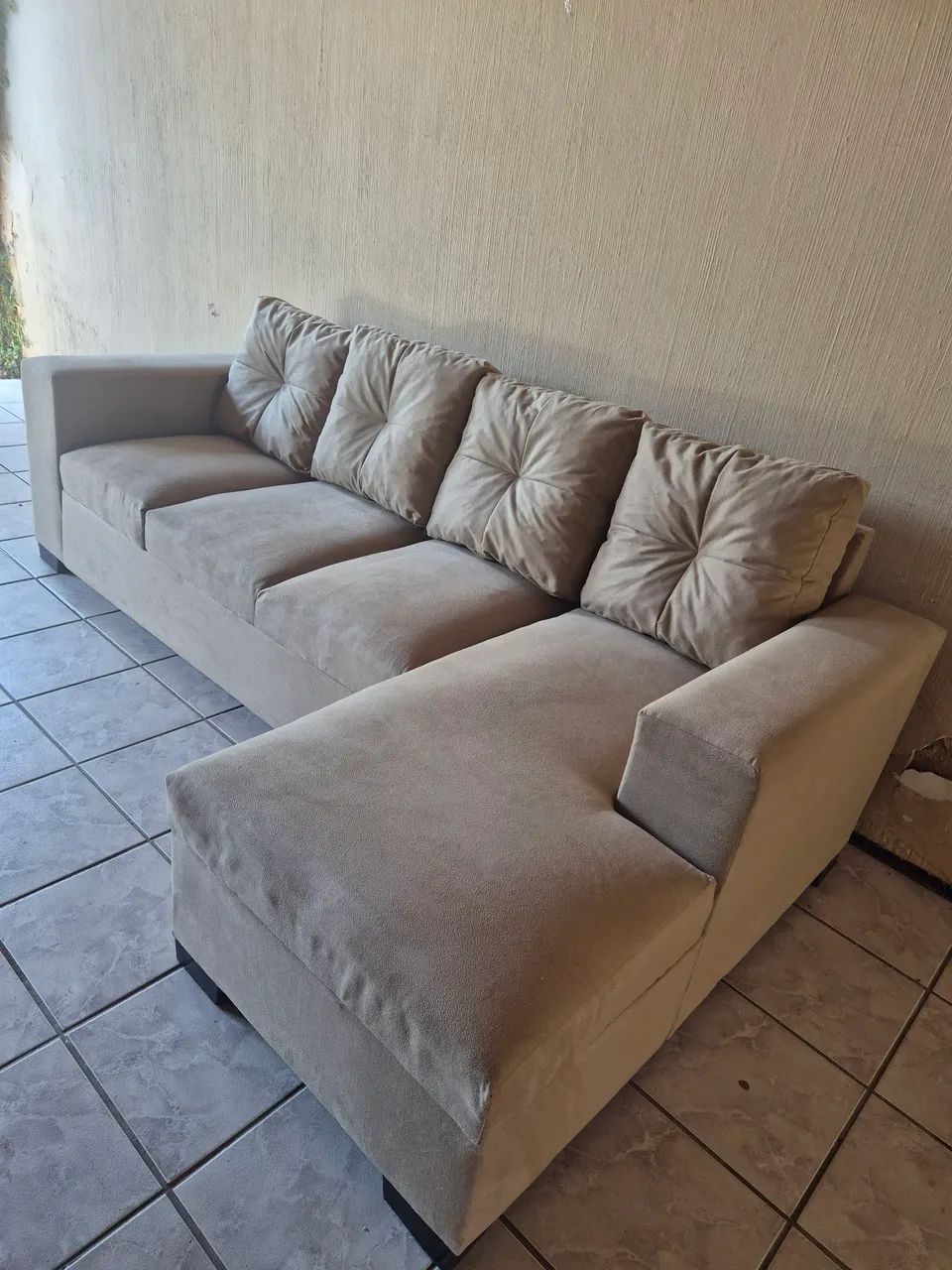 Sofá 3 lugares e chaise - Foto 5