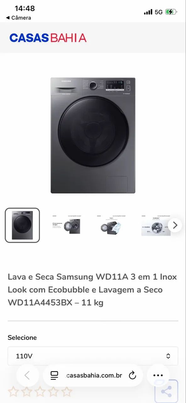 Máquina de Lavar