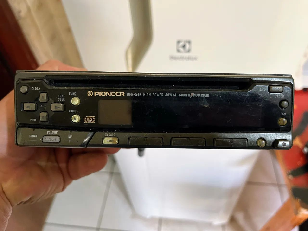 Rádio de carro antigo Pioneer 