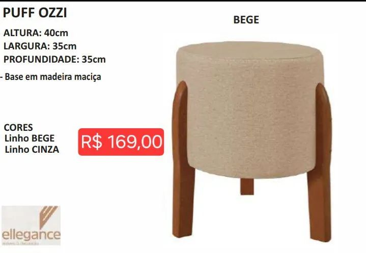 Puff ozzi novo (leia a descrição) - Foto 2