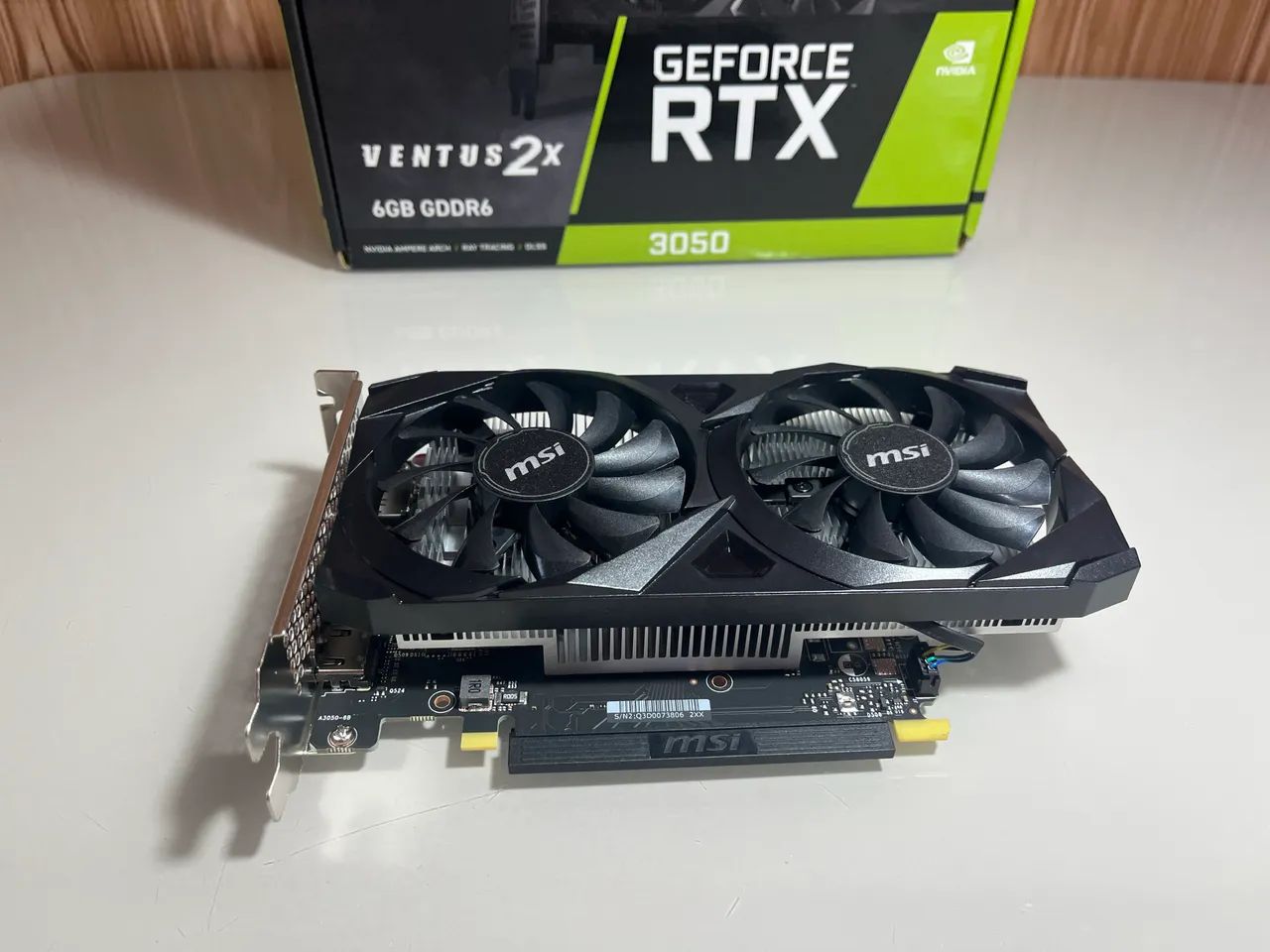 RTX 3050 Ventus 6G OC - NOVA - Foto 3