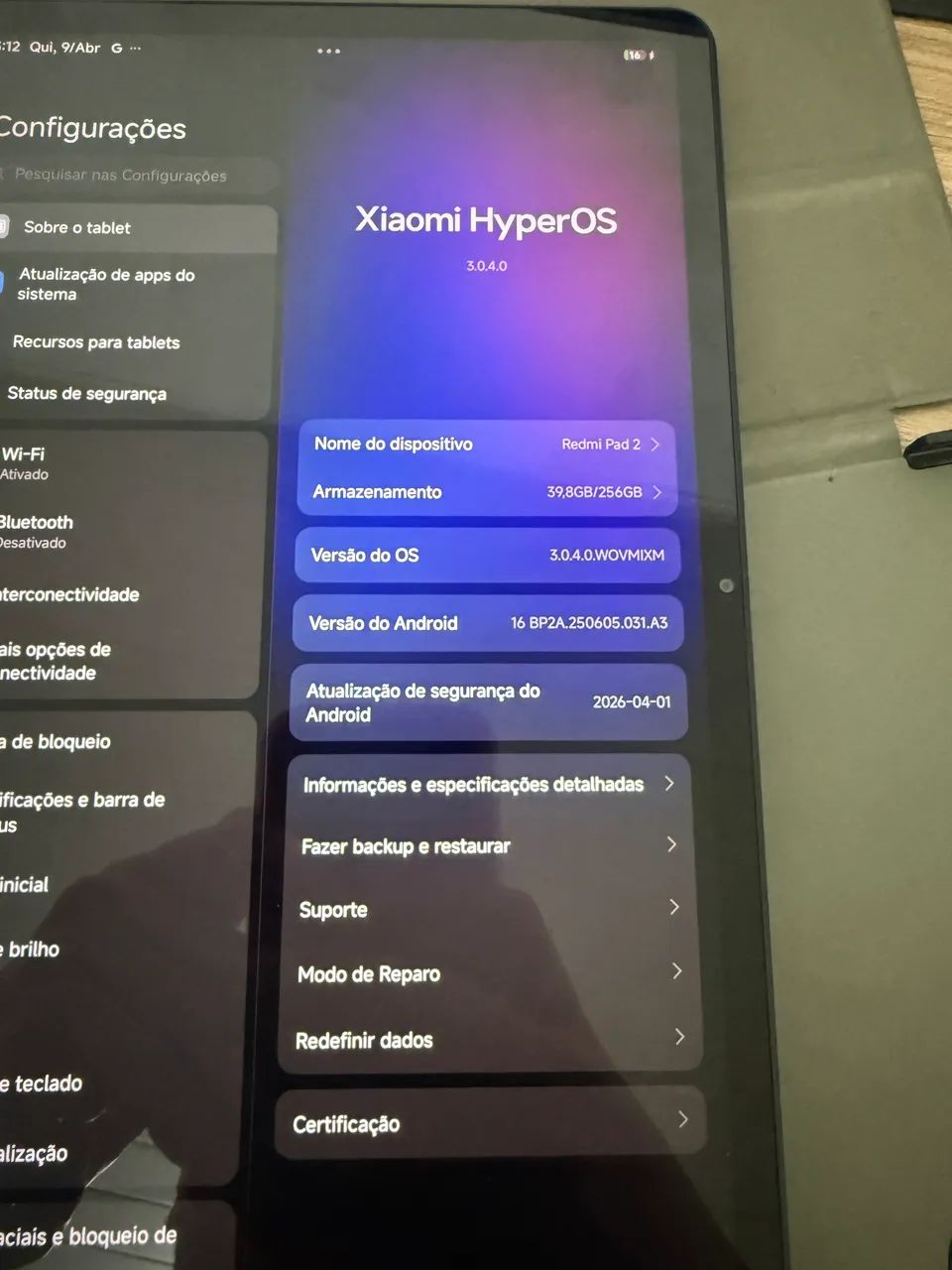 Xiaomi redmi pad 2 256gb 8gb  - Foto 2
