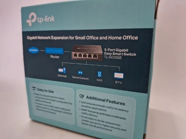 Switch Gigabit Easy Smart TL-SG105E com 5 Portas TP-Link - Foto 3