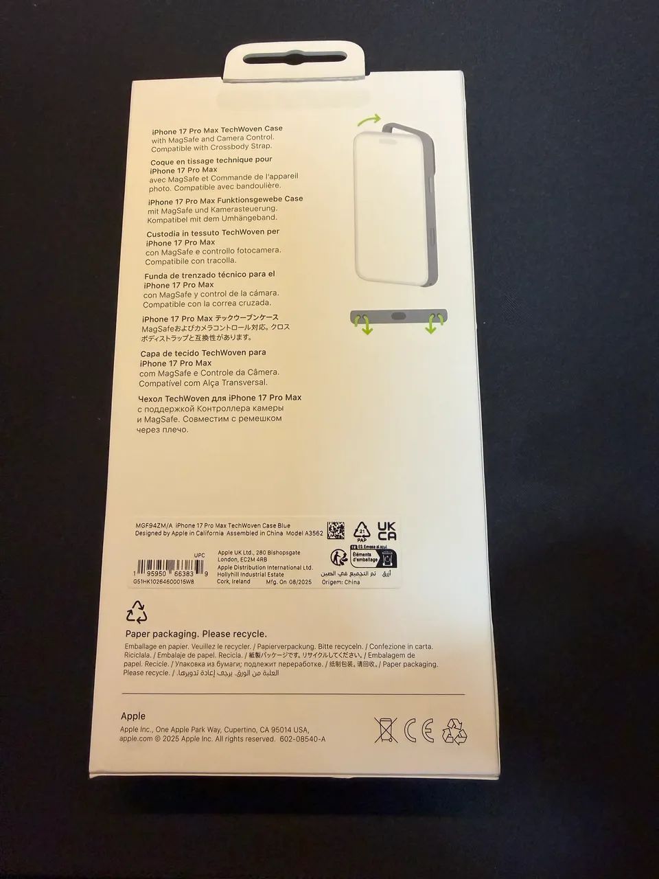 Capa IPhone 17 pro Max ORIGINAL  - Foto 2