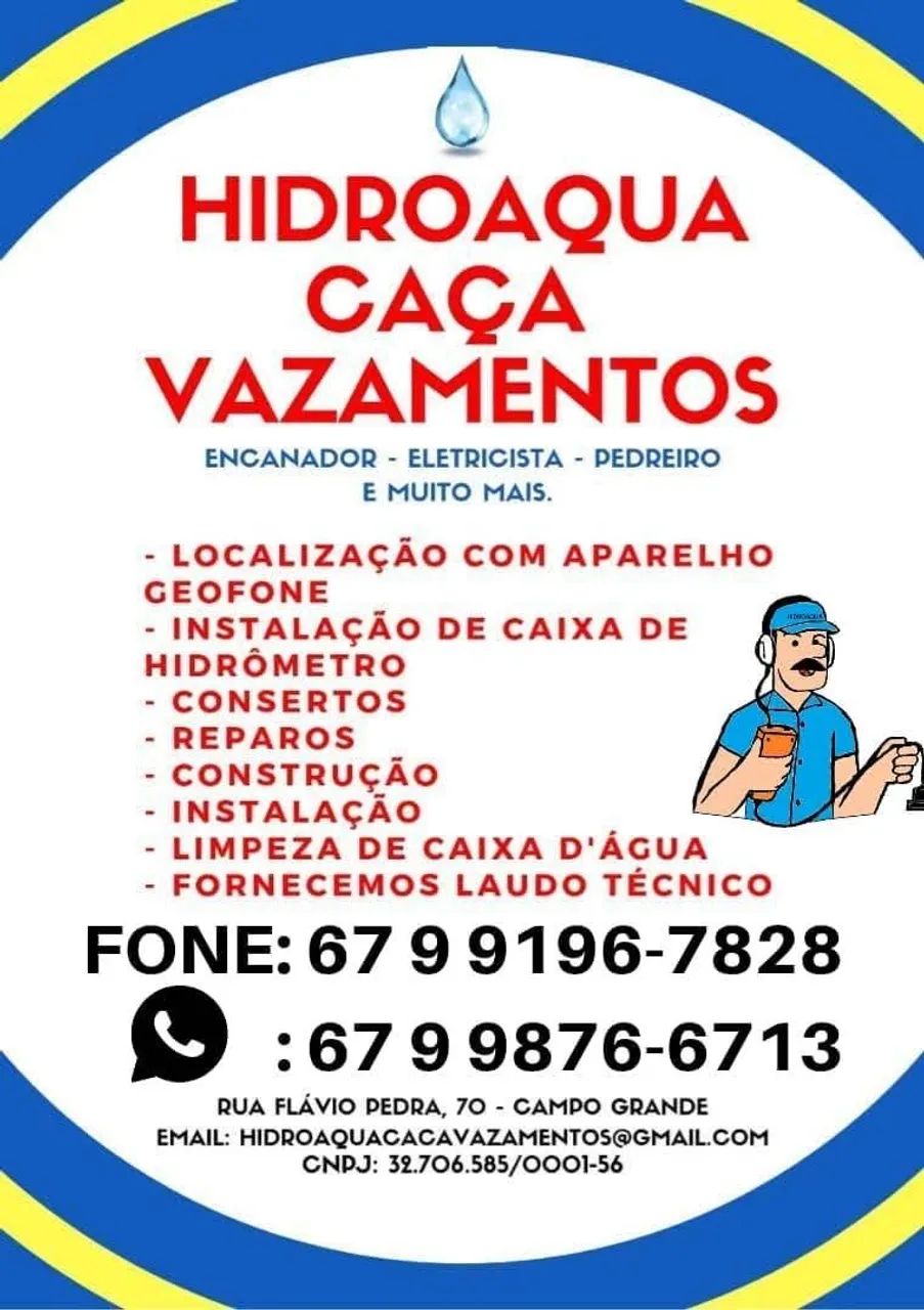 HIDROAQUA CAÇA VAZAMENTOS