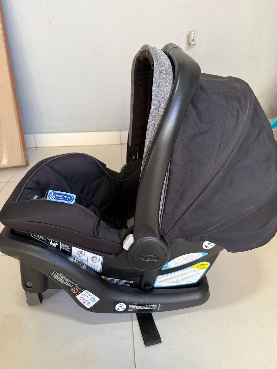 Cadeira de bebê Graco mais suporte  - Foto 3