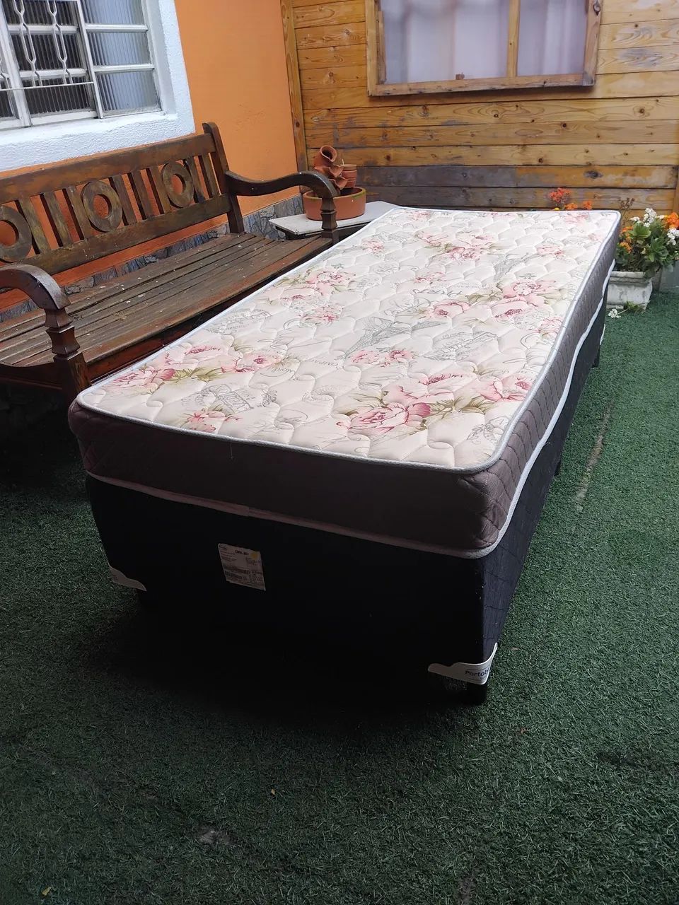 Cama Box solteiro (Entrego)