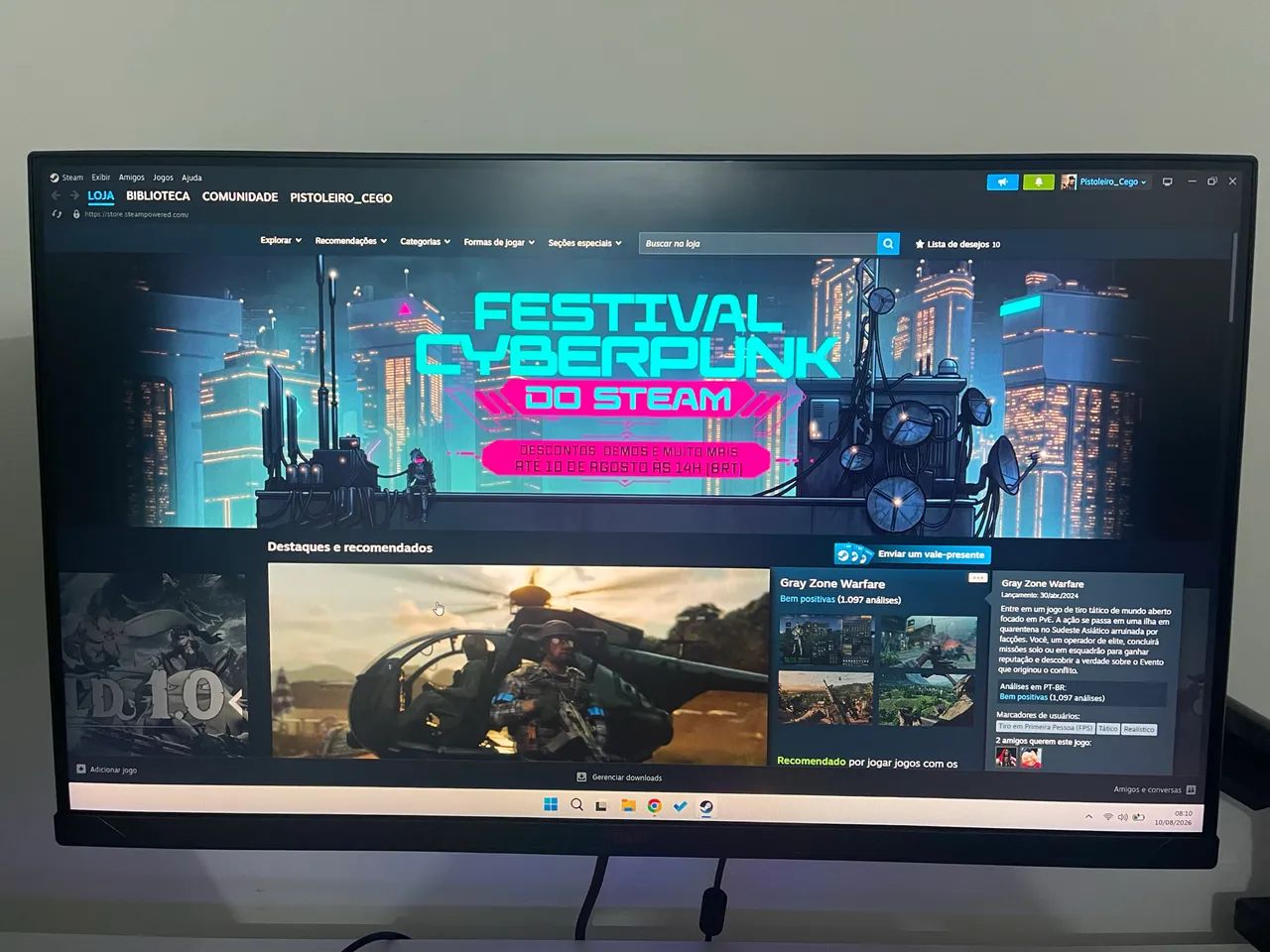 Monitor Pichau Centauri Pulse 27" Quad HD (2K) 1ms 165Hz HDR IPS - Foto 3
