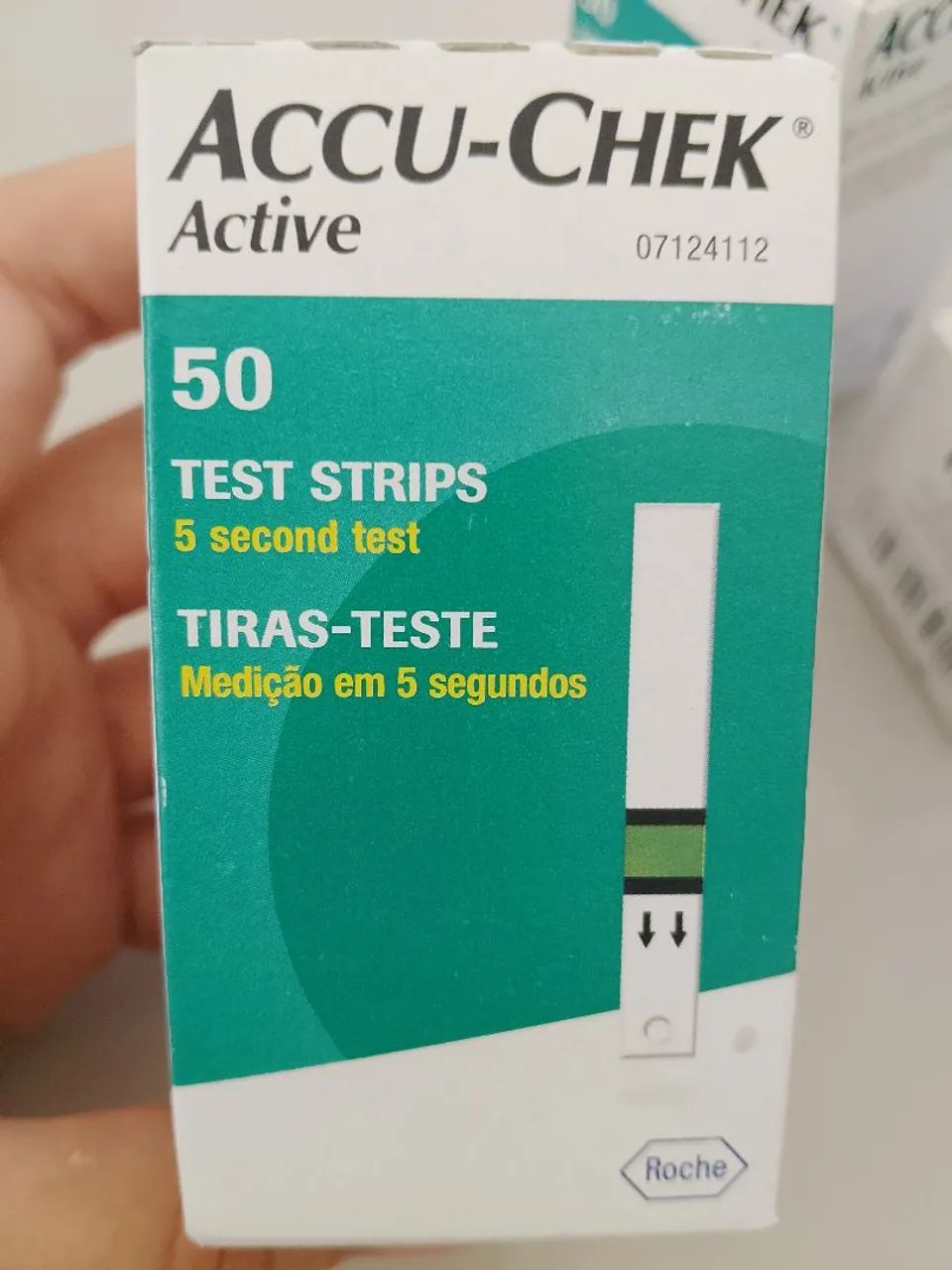 Accu-chek fita de teste - Foto 2