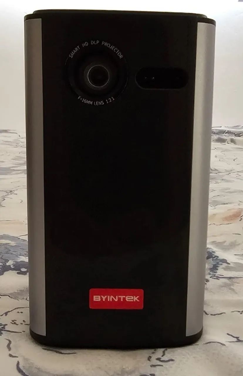 Projetor Byintek P70 DLP 3D WI-FI 1080P com Bateria