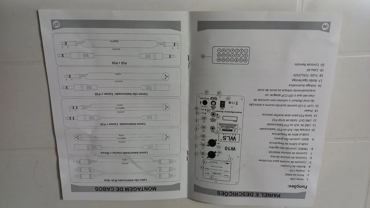 Caixa de som WLS W10 ativa  - Foto 5