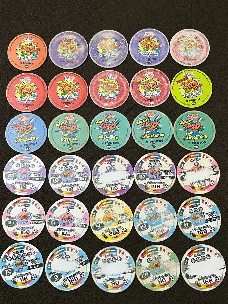 Tazos Tiny toon, Looney Tunes e Copa Toon - Foto 2