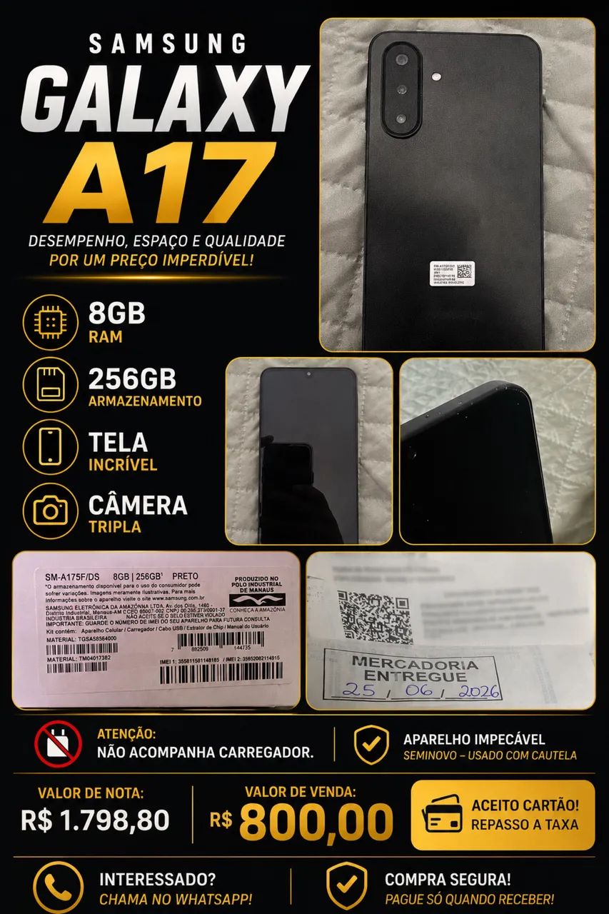 A17 | 8GB | 256GB