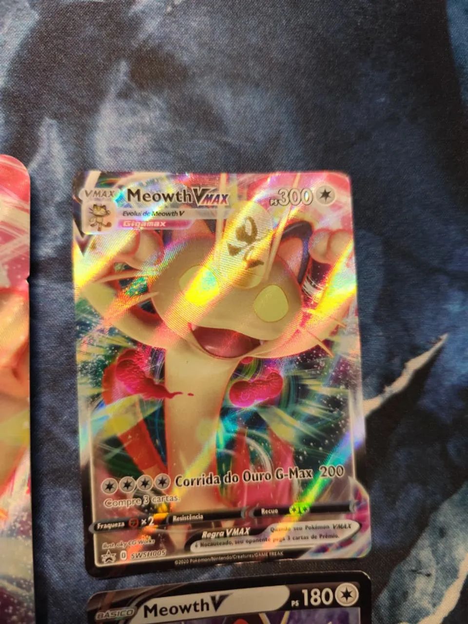 MeowthV e Meowth VMAX + Jumbo oversize - Pokemon Miau - Foto 3