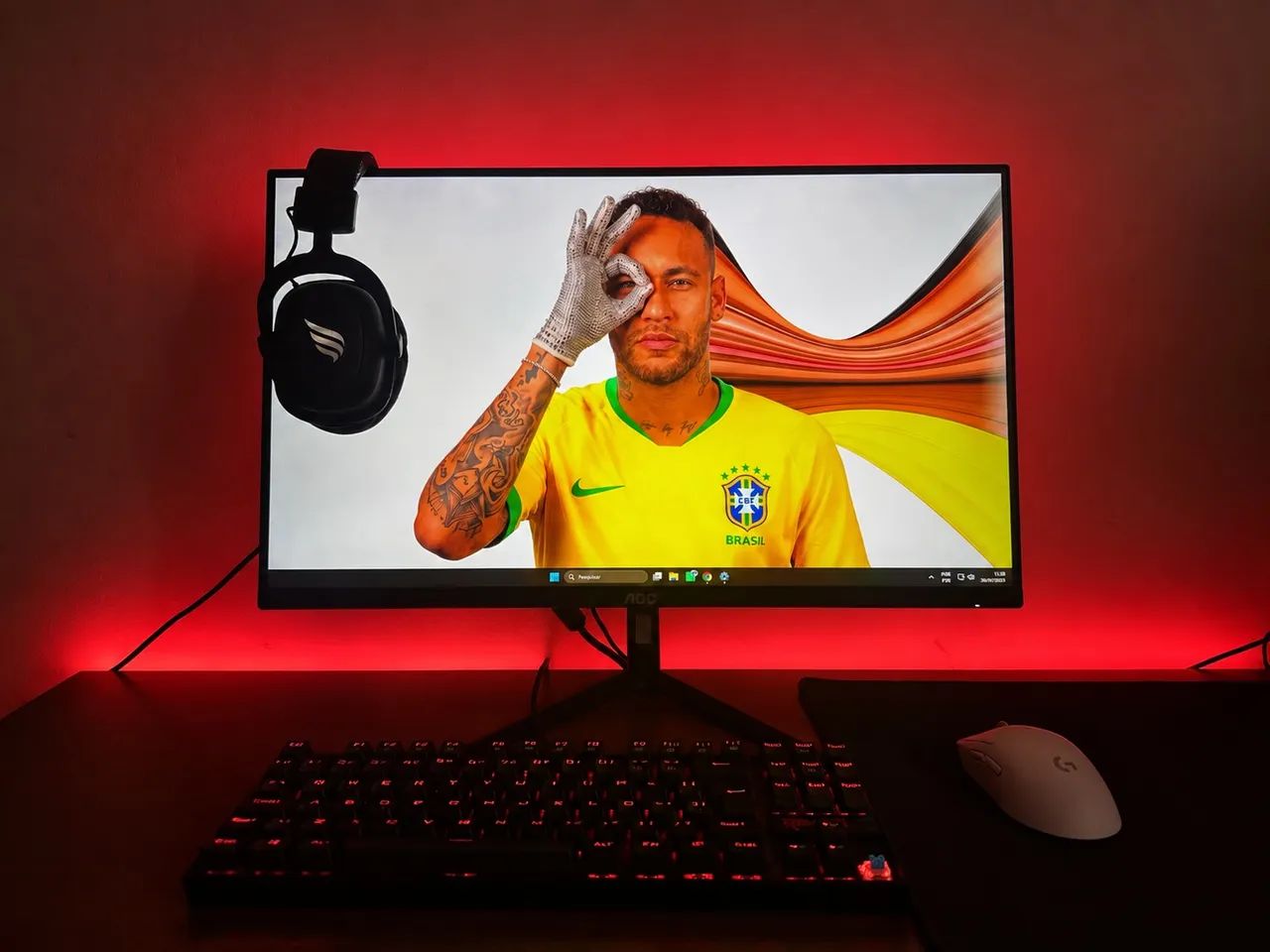 MONITOR AOC 180Hz + FONE GAMER DE BRINDE  - Foto 4