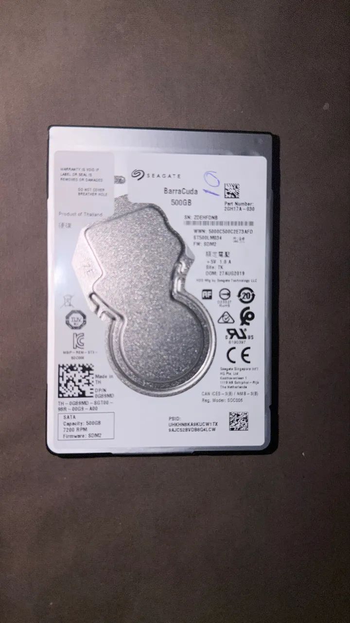 Hd Seagate - 500gb barracuda para notebook  - Foto 2