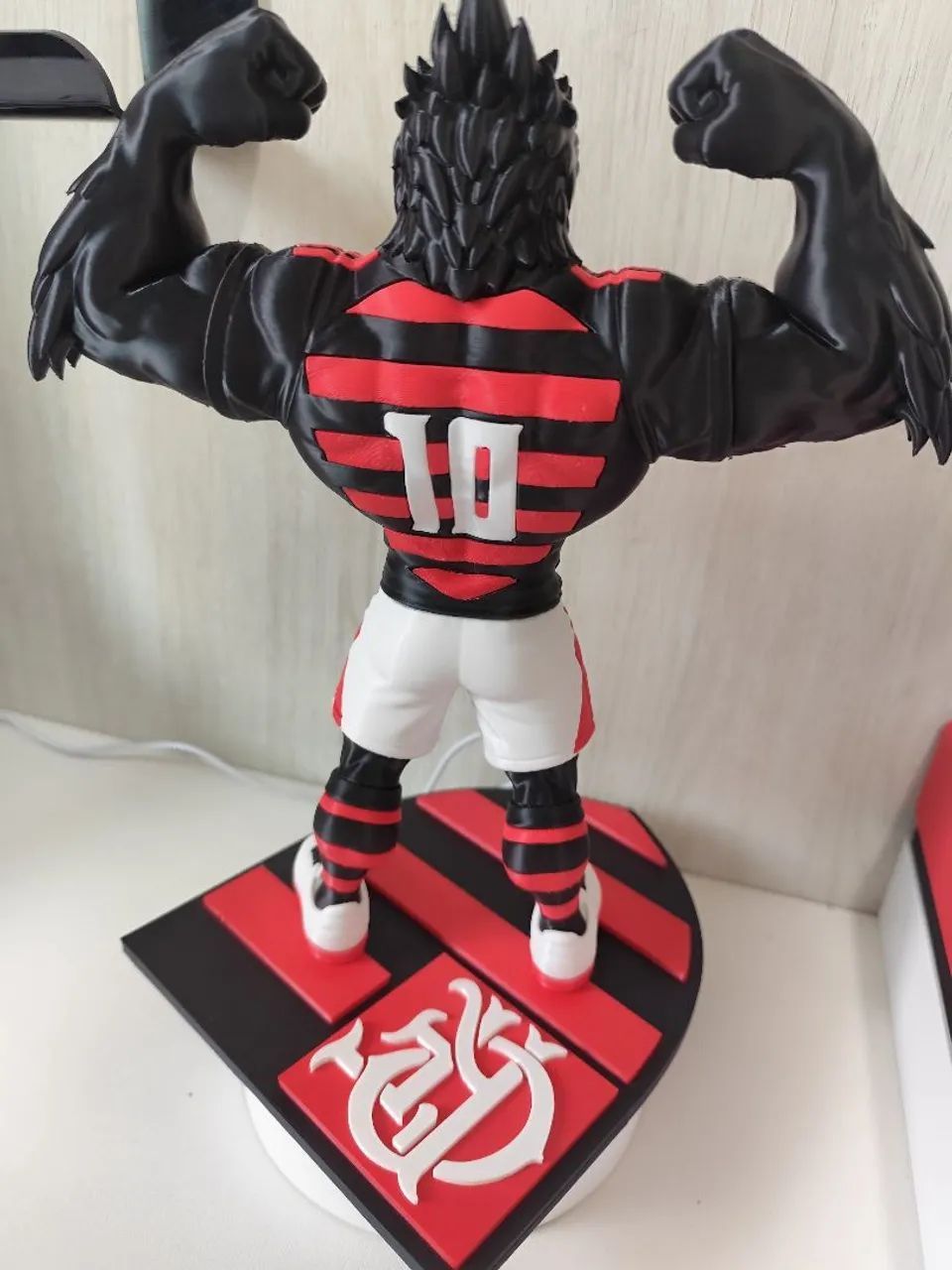 Mascote Urubu do Flamengo impresso em 3D!!! - Foto 3