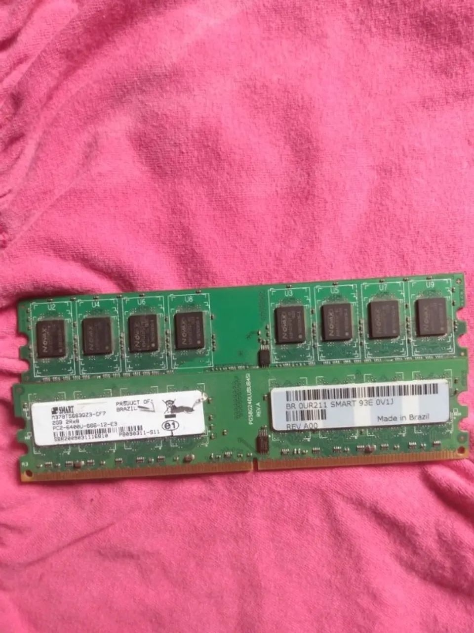 memorias 2 gigas ddr2 desktop