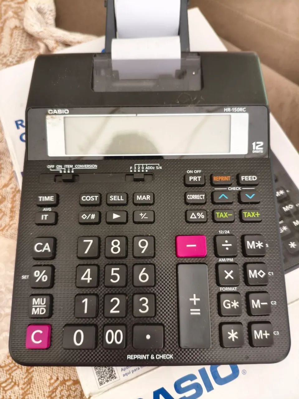 Calculadora com impressão 