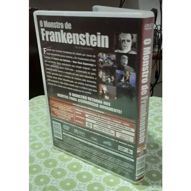 Dvd Original O Monstro de Frankenstein (1964) Edição Colorida em Ptbr - Foto 4