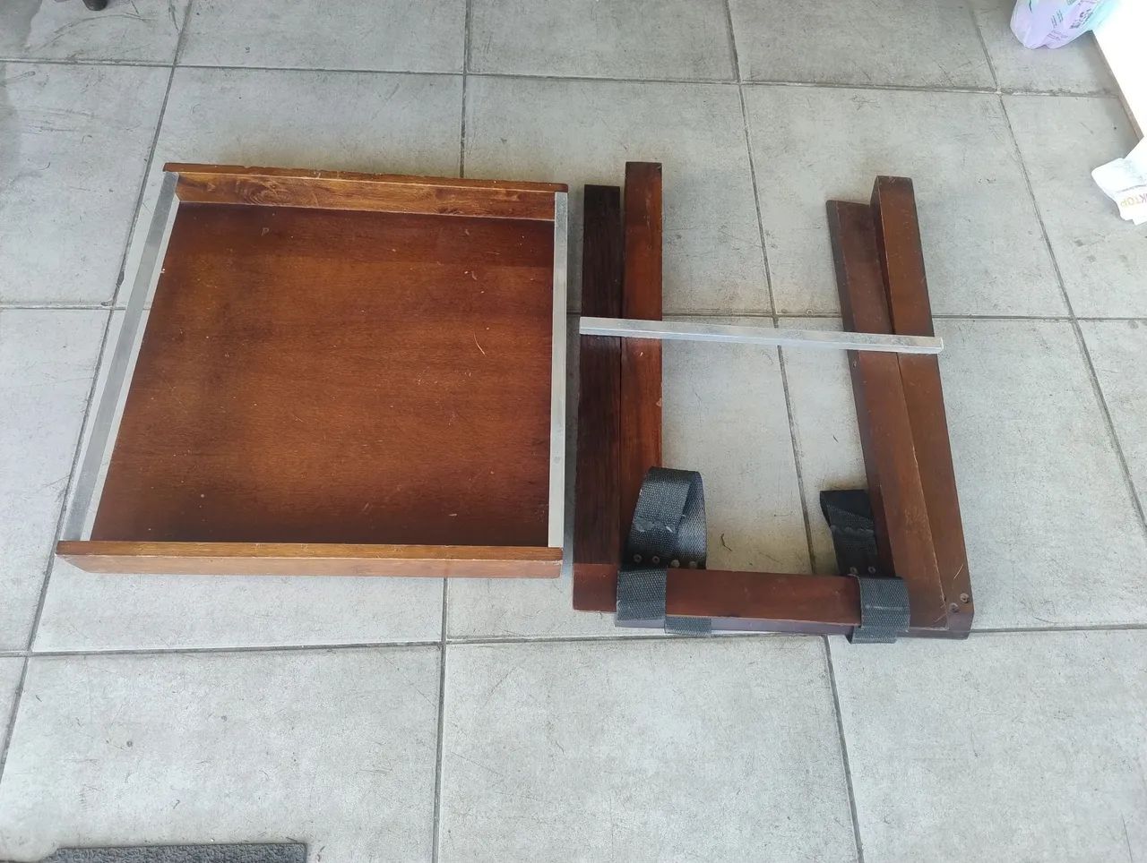 Mesa Quadrada Madeira Maciça<br>AL202-1 - Foto 5