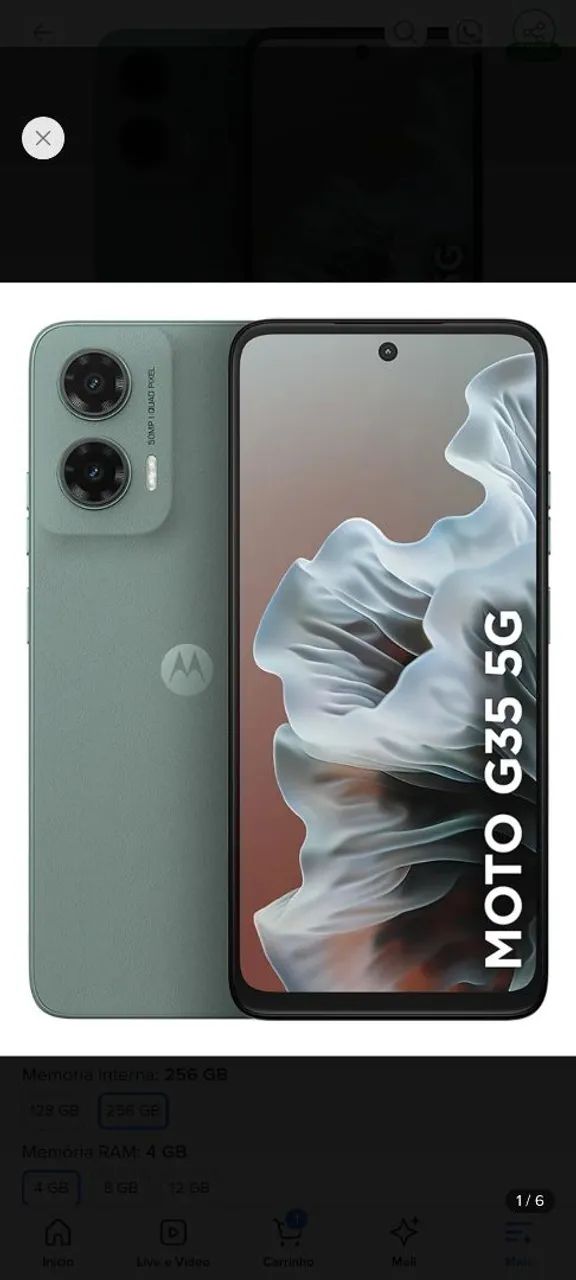 Smartphone Moto G35 256gb/ 5G/ NFC 