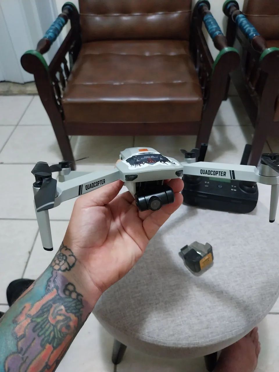 Drone kf102 com gps usado apenas 1 vezes valor 900,00 - Foto 5