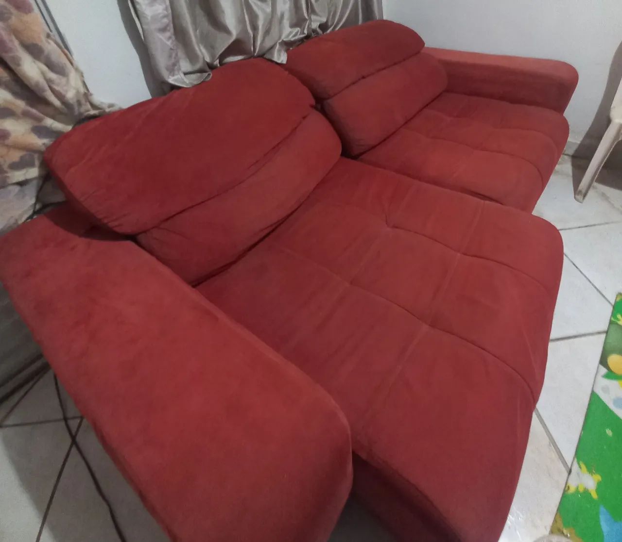 VENDO OU TROCO - Sofá semi-novo retrátil e reclinável