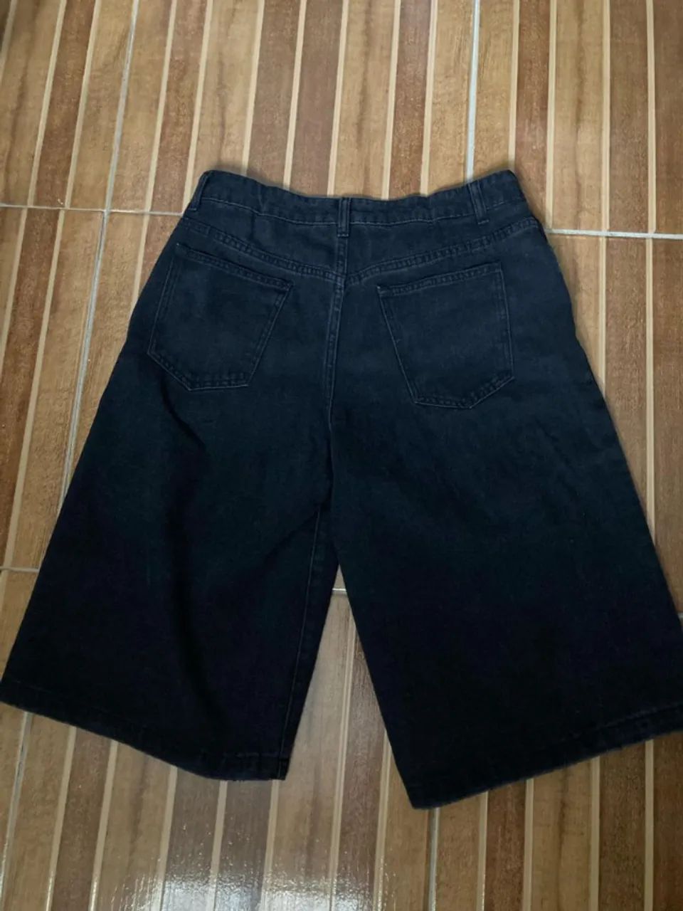 Bermuda jorts reta jeans - Foto 2