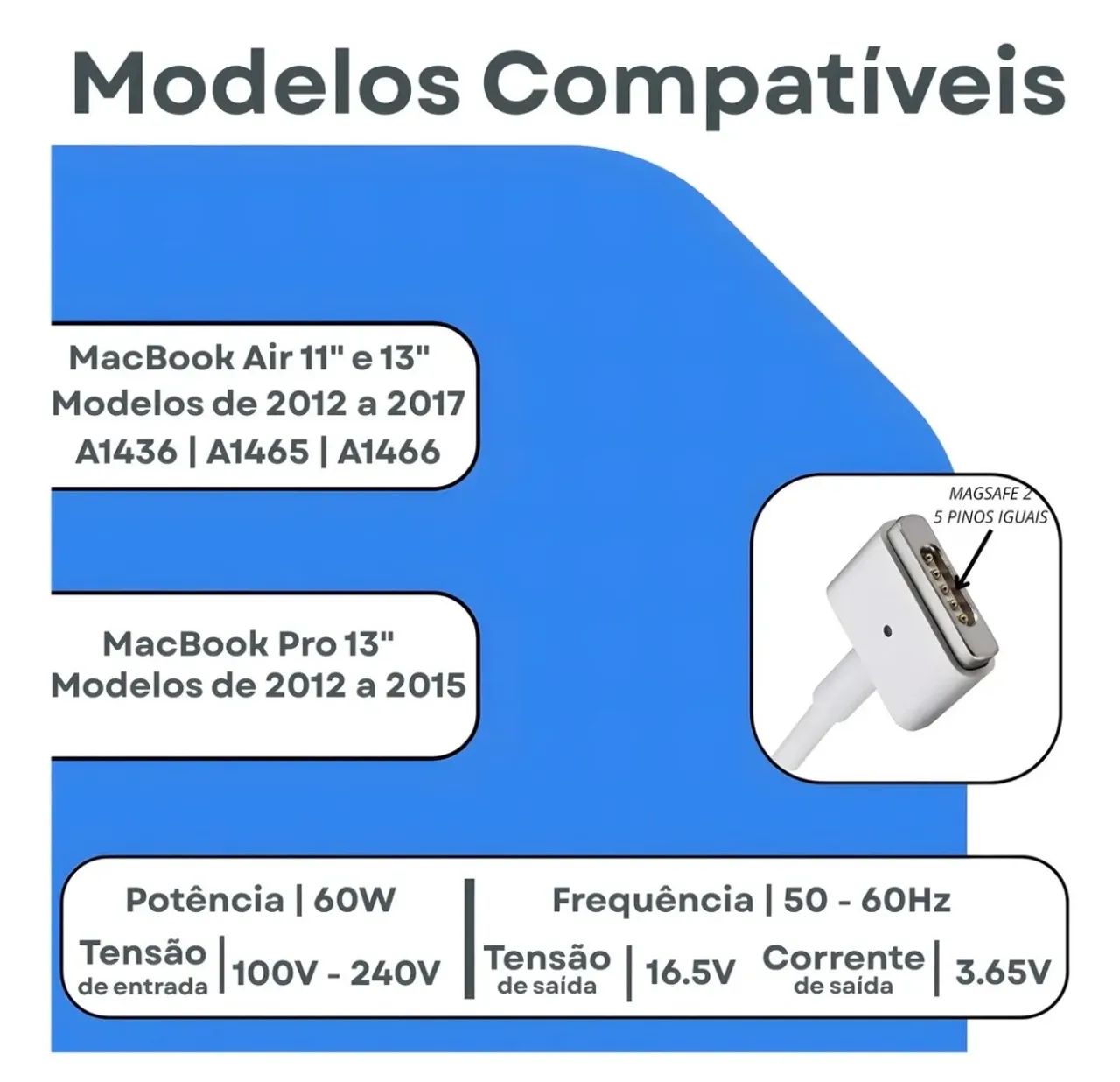 Carregador Apple MacBook MagSafe 1 - Foto 5