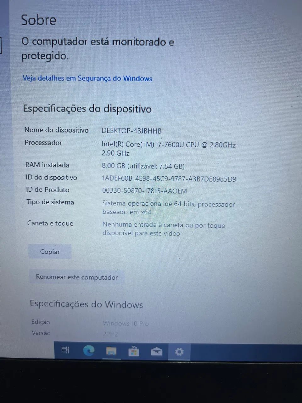 Notebook Lenovo thinkpad i7 8gb ram 500gb Ssd - Foto 4