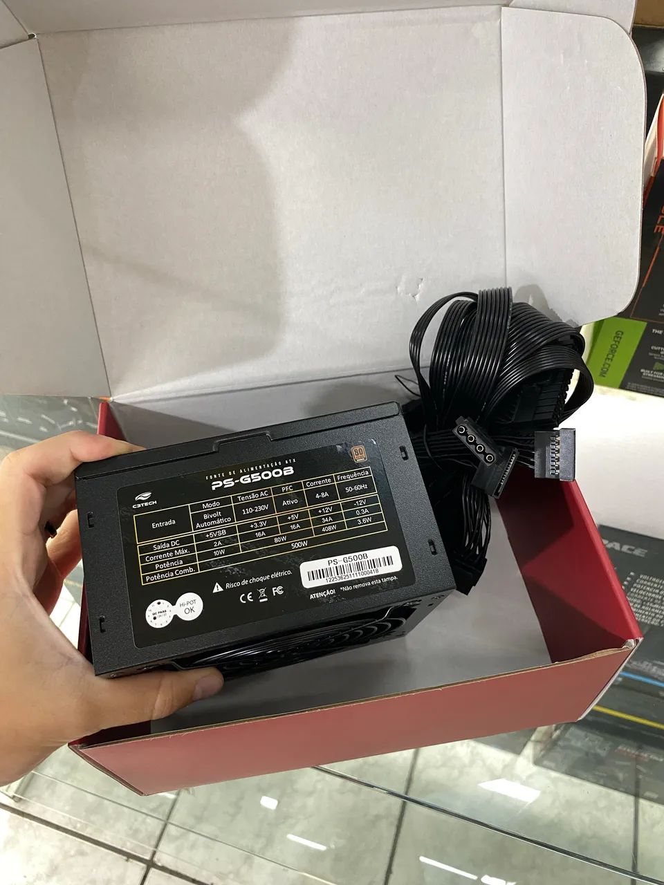 FONTE REAL 500W 80PLUS BRONZE GAMING - Foto 2