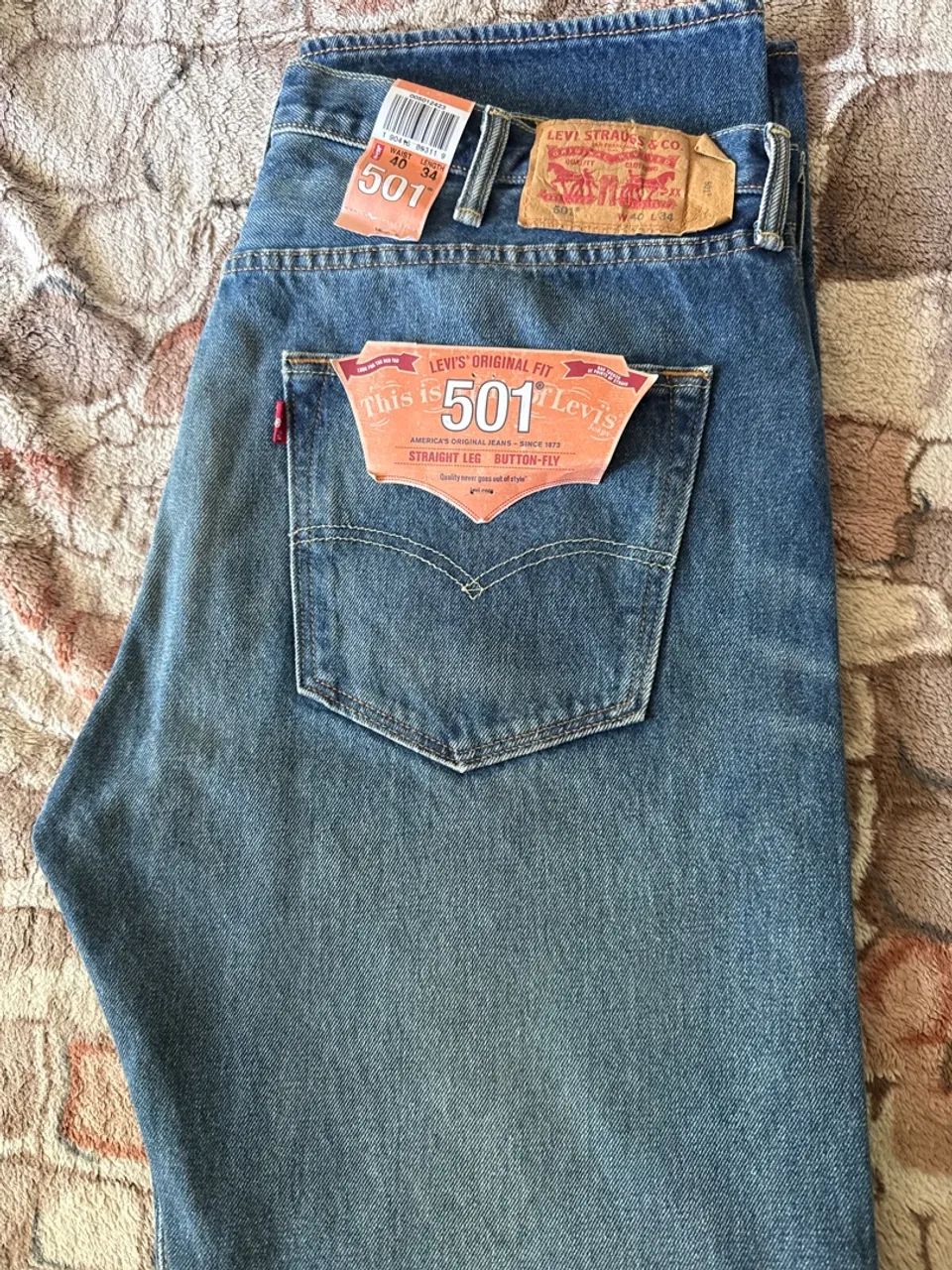 VENDO CALÇA JEANS LEVIS ORIGINAL 501 ACEITO OFERTA - Foto 3