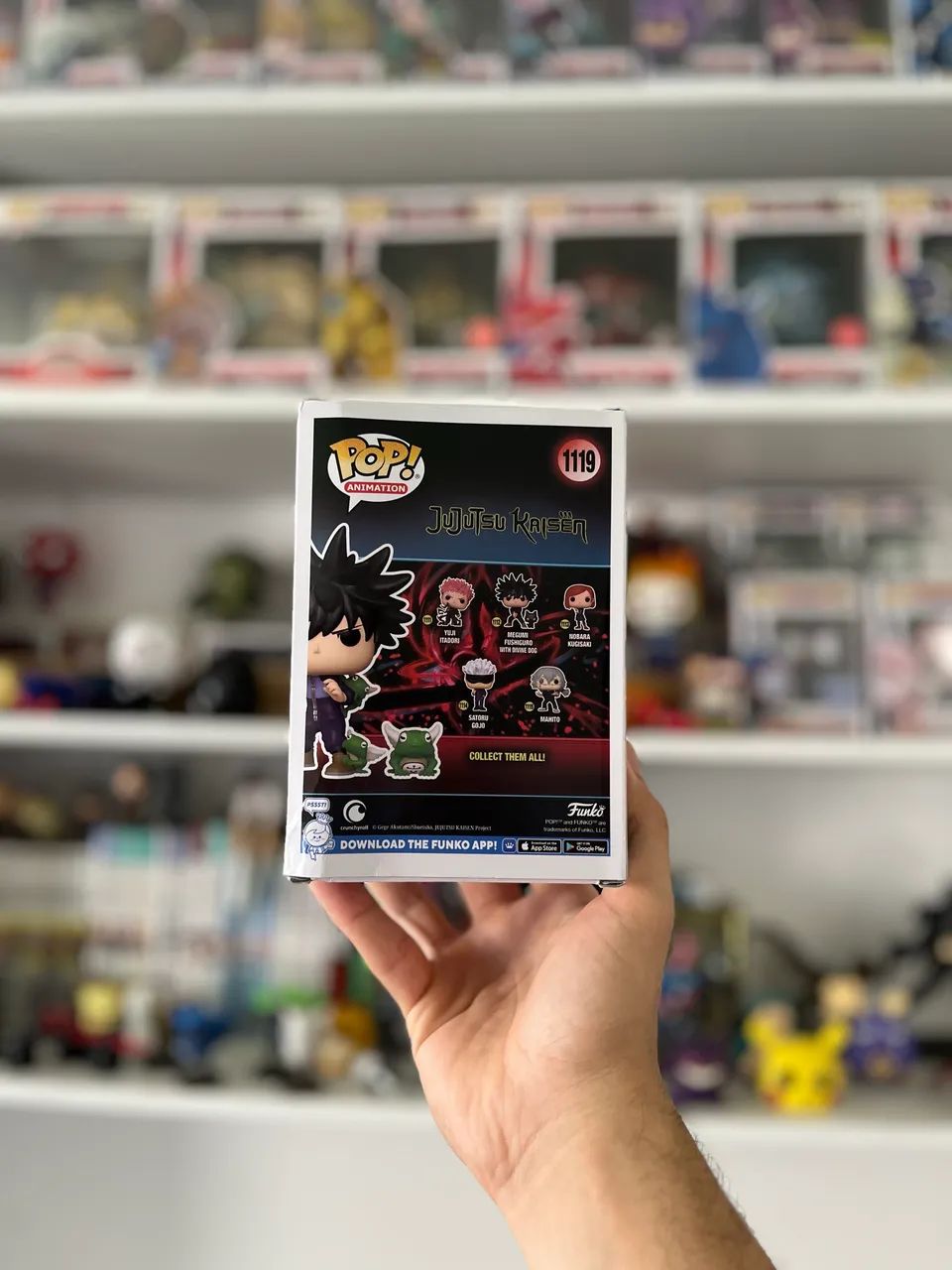 Funko Pop! Megumi Fushiguro with Toads #1119 - Peças e Acessórios