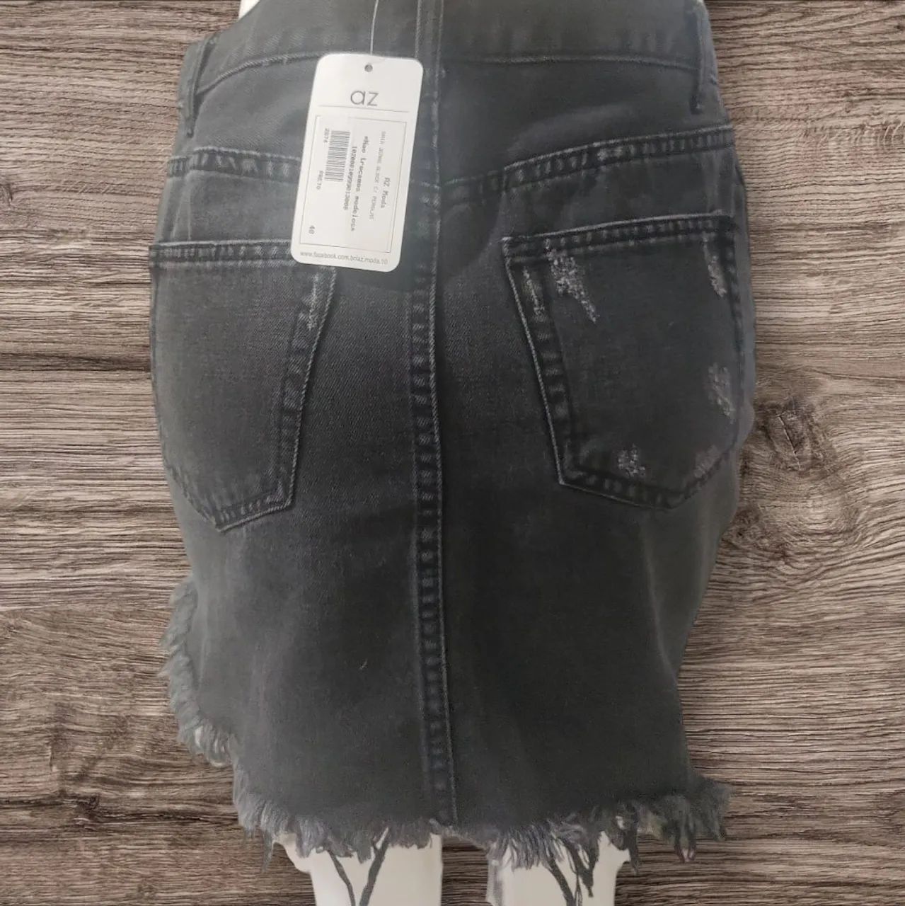 Saia jeans nova com etiqueta  - Foto 4