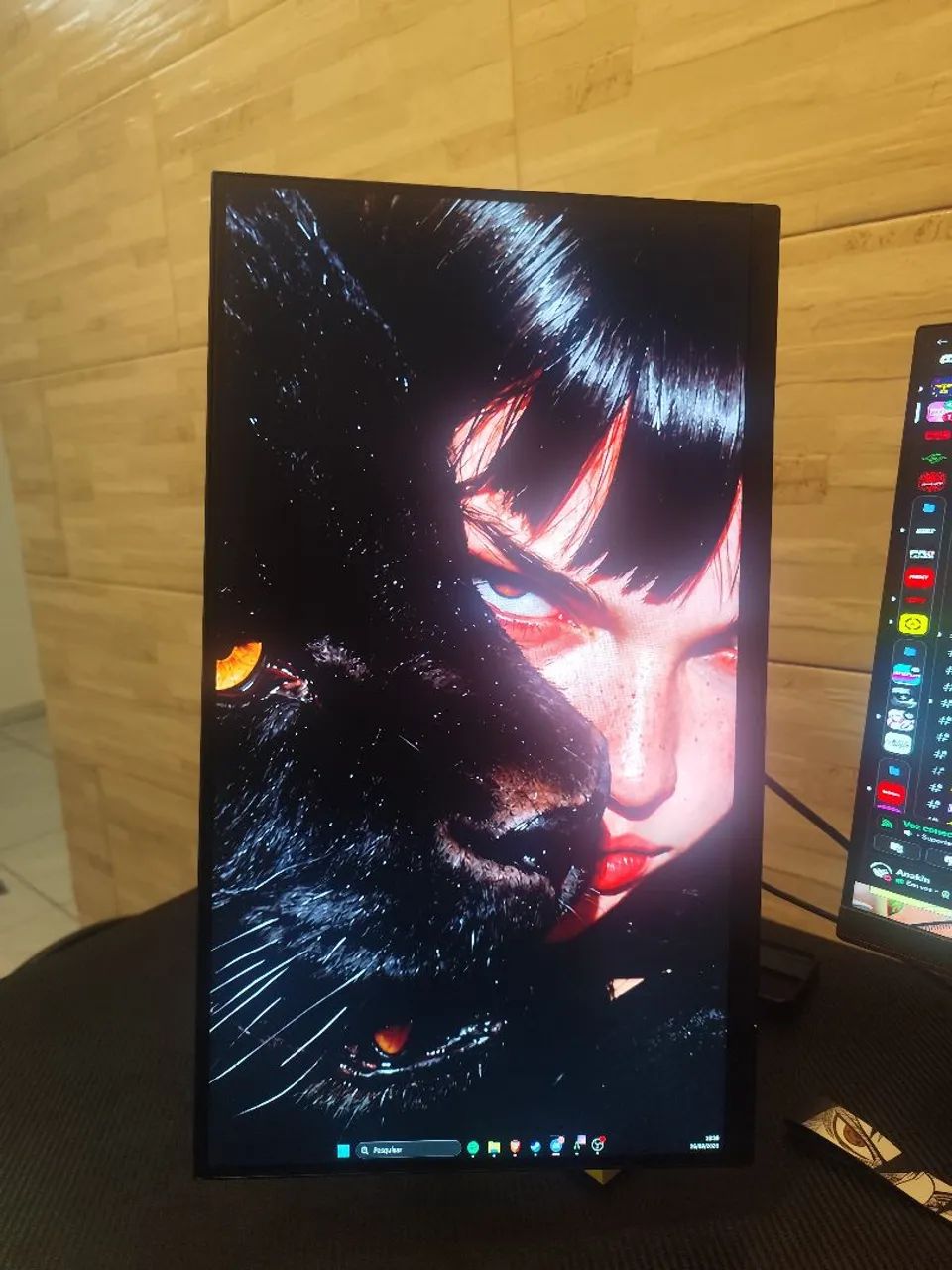 Monitor Gamer + Suporte articulado