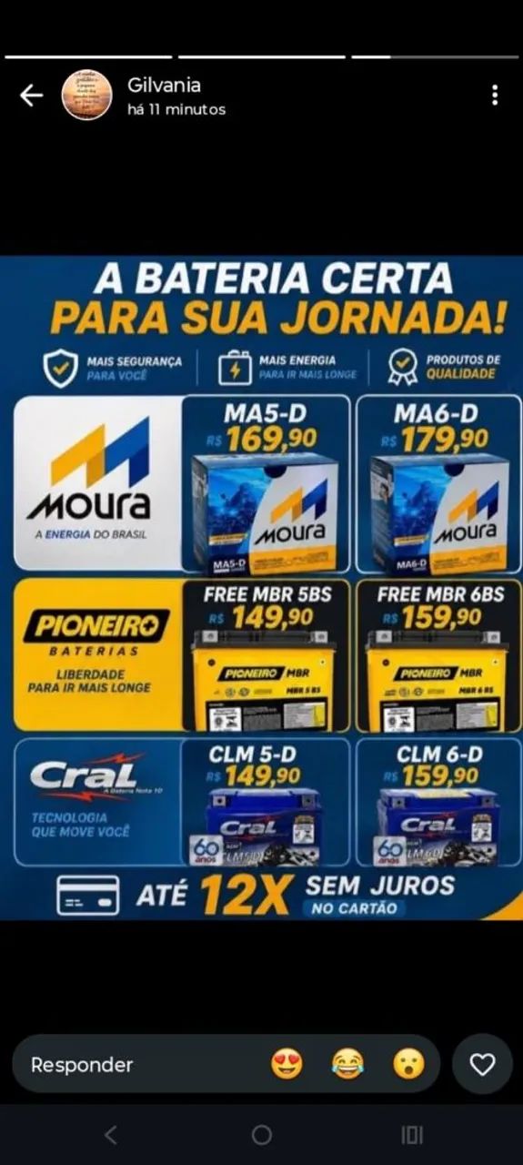 Bateria moto
