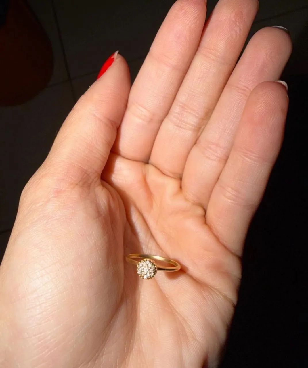 Anel de ouro 18k vivara com diamantes  - Foto 4