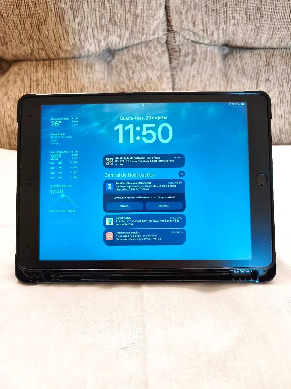 Apple iPad 8 10.2" Wi-Fi 32GB Cinza-espacial (8a Geração) Tablet - Foto 2