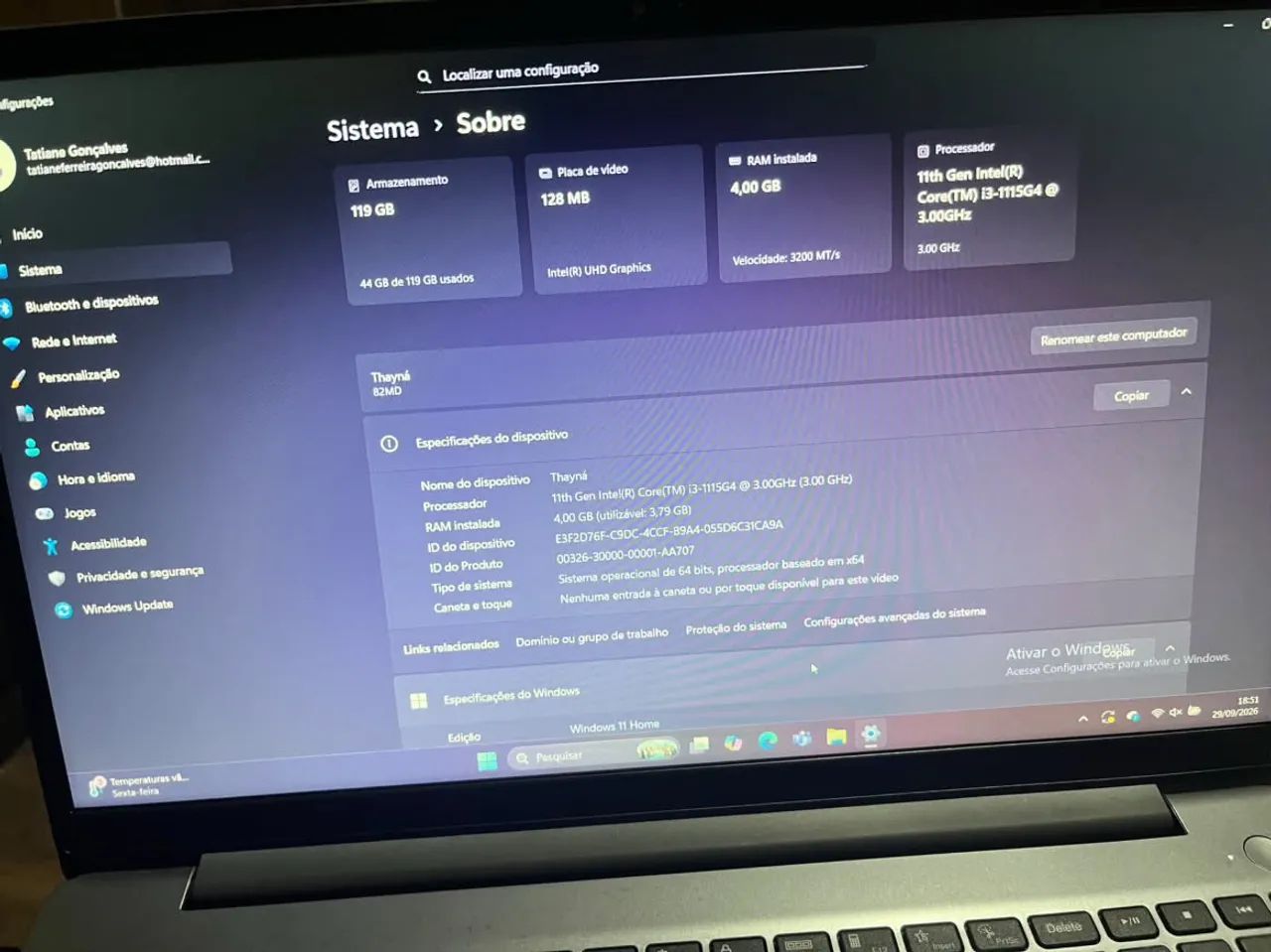 Notebook Lenovo  - Foto 3