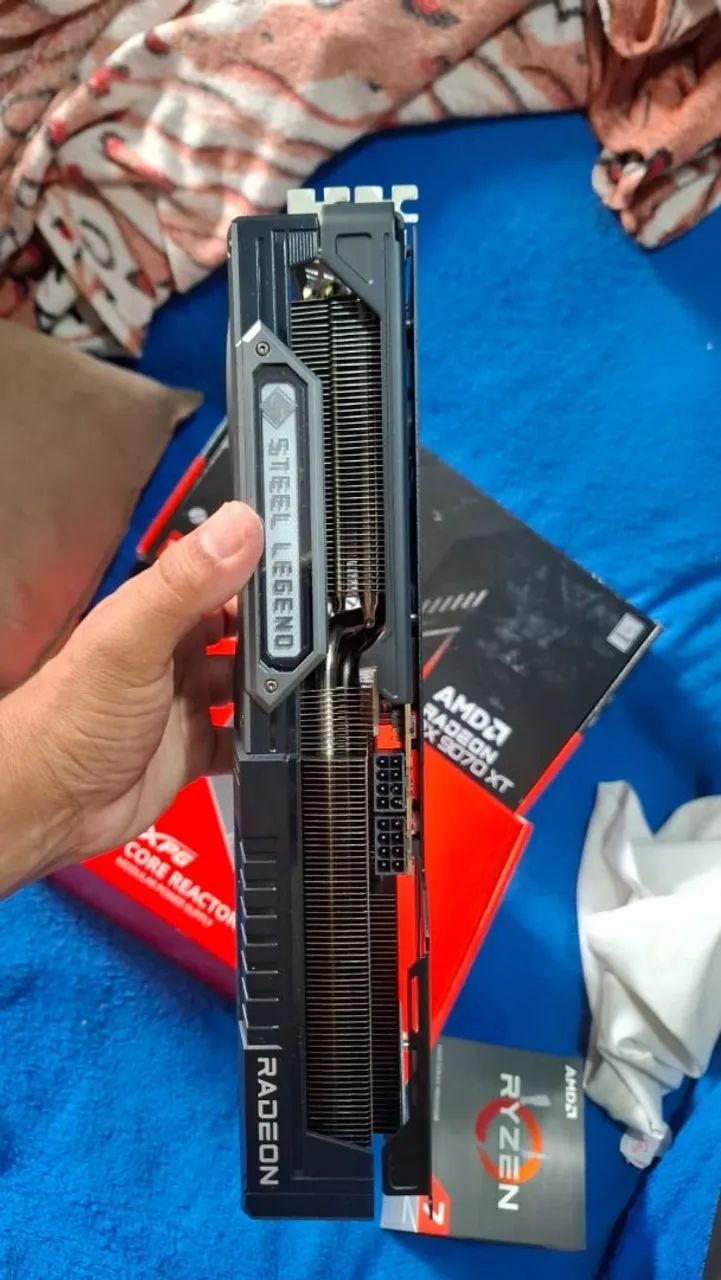 Rx 9070xt ASRock steel legend dark - Foto 4