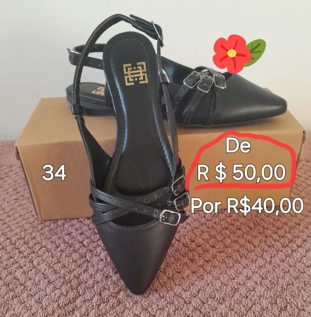 Sapatilhas 40,00 cada - Foto 2