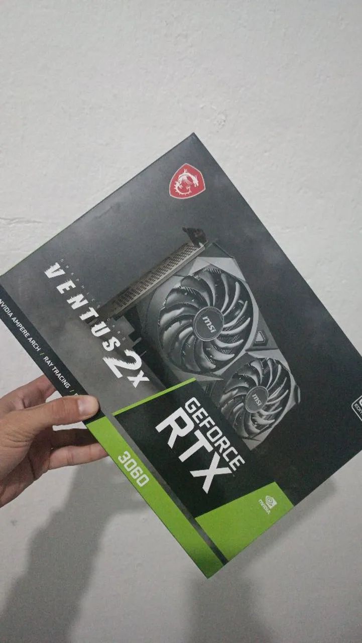 Placa de vídeo RTX MSI 3060 nova 12gb - Foto 2