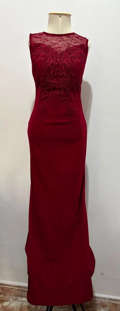Vestido longo de festa
