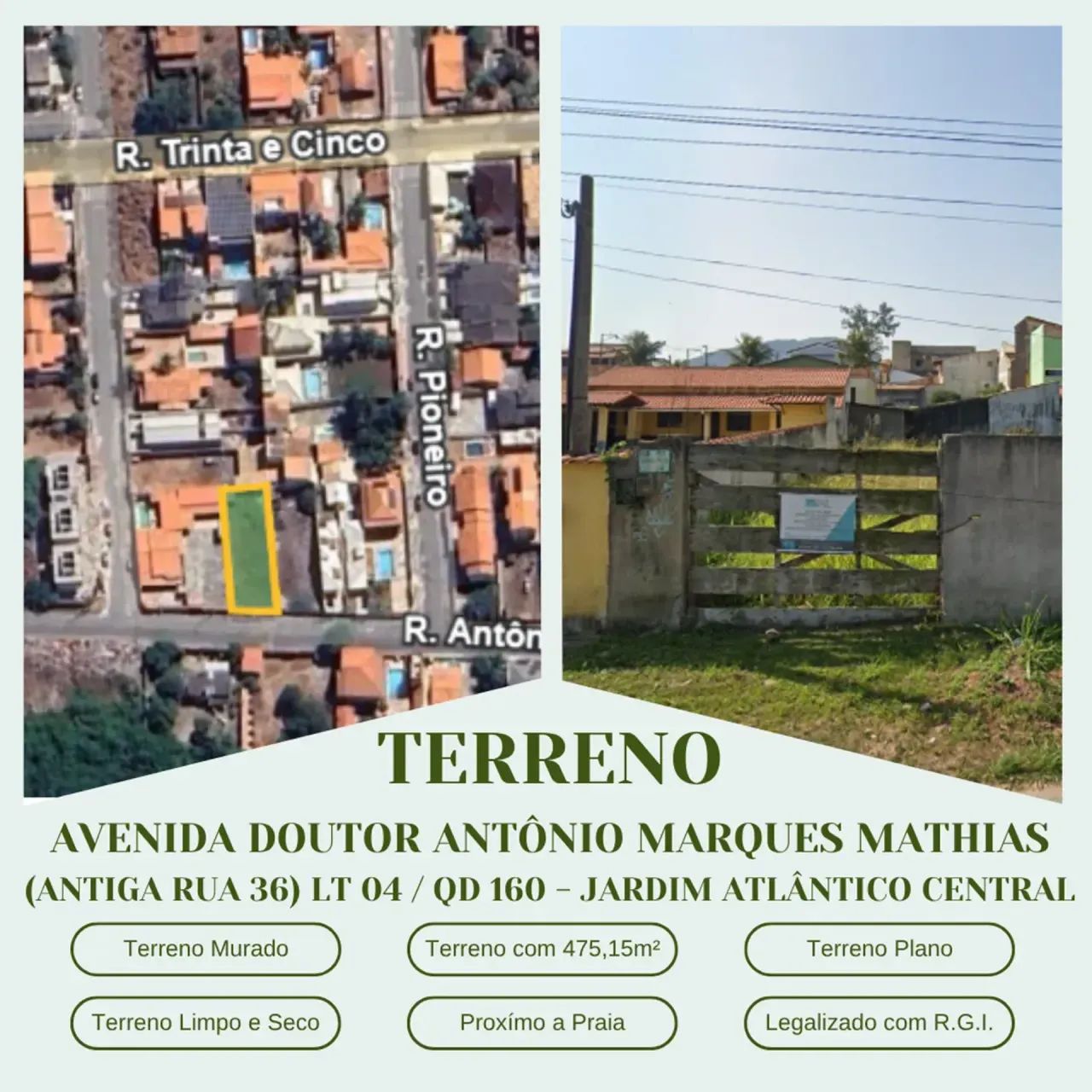 Lote/Terreno para venda tem 475 metros quadrados - Foto 3