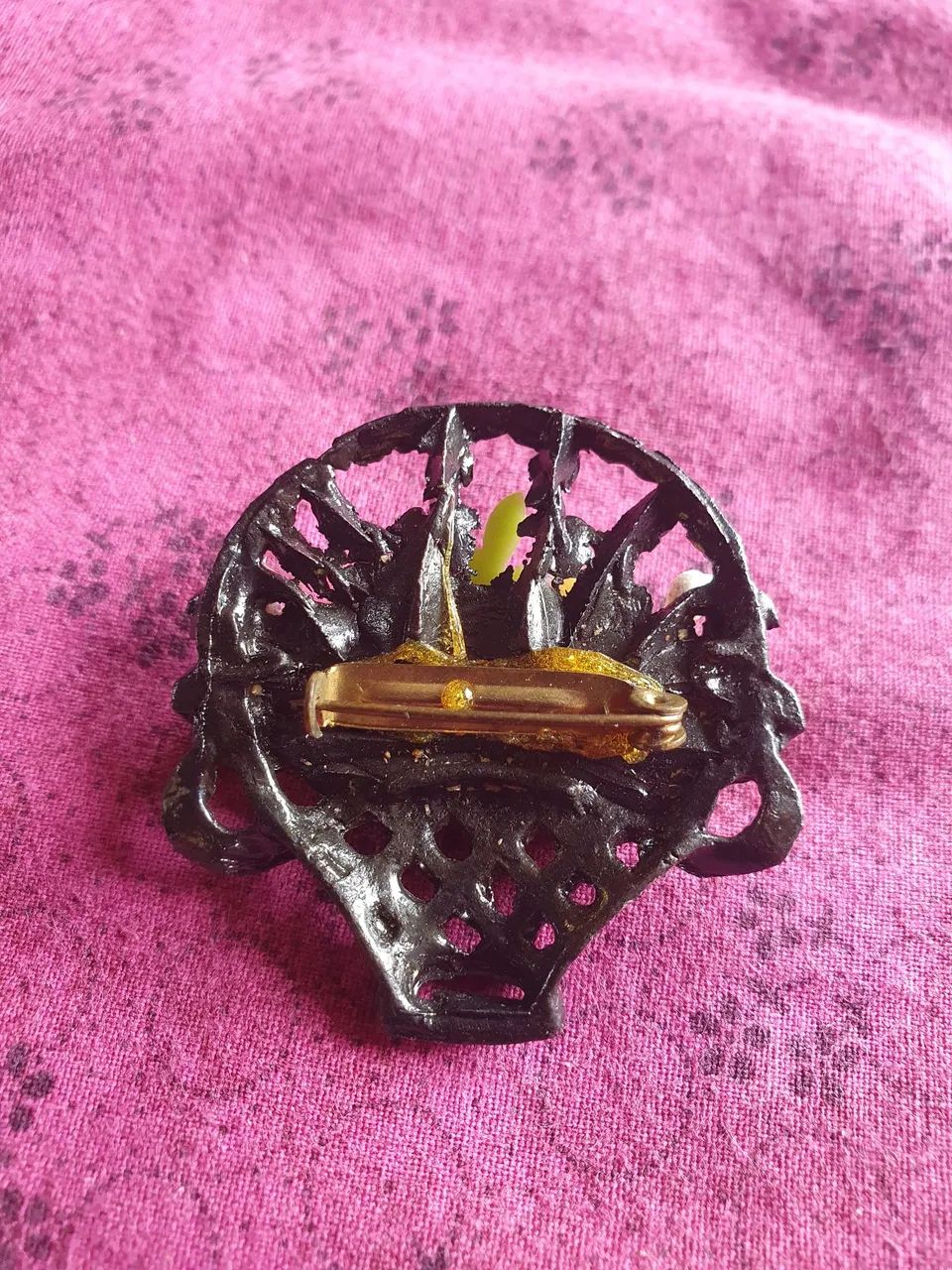 Broche cesta de flores - Foto 2