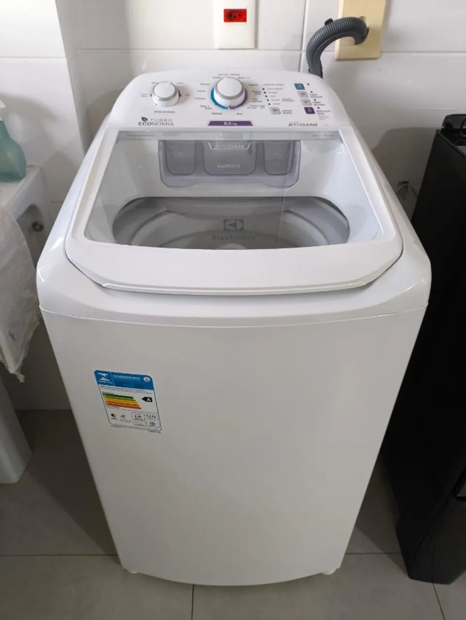 Lava roupas - Electrolux (Turbo economia) 8,5 Kg - Semi Nova