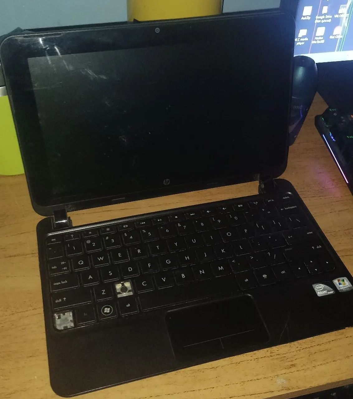 Notebook Hp110 funcionando!